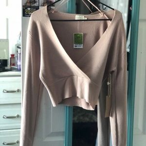 Pink cardigan/ long sleeve